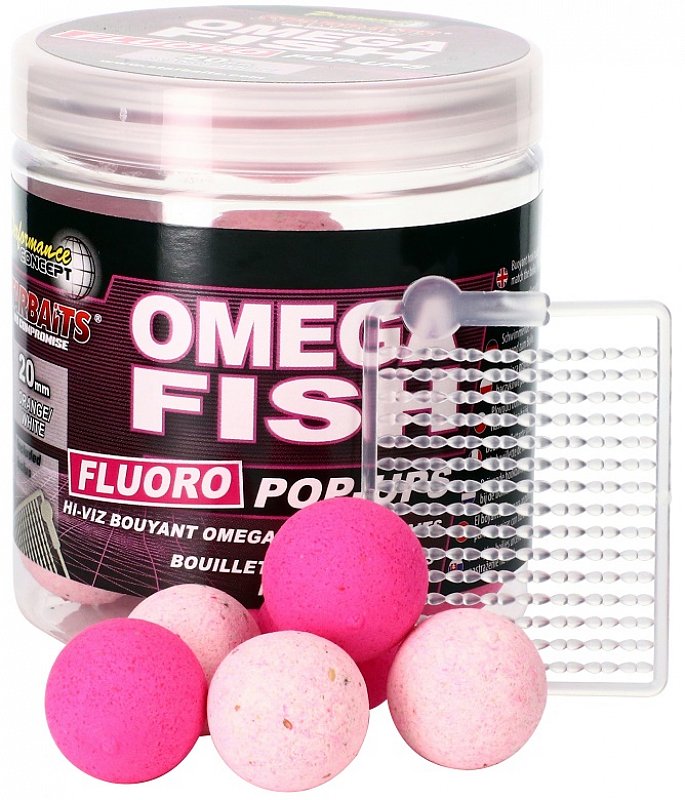 Starbaits Pop Up Omega Fish Fluo
